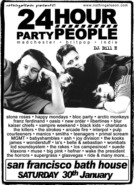 24 Hour Party People poster, 30 January 2010